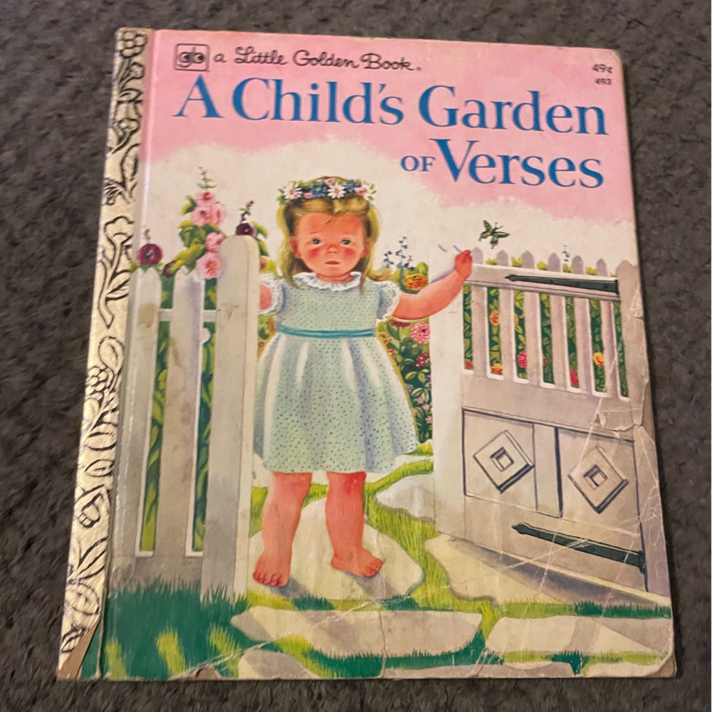 Little golden book a child’s garden and verses book vintage Antique